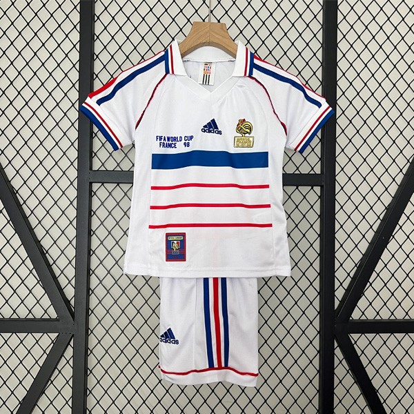 Camiseta Francia Replica Segunda Ropa Niño Retro 1998